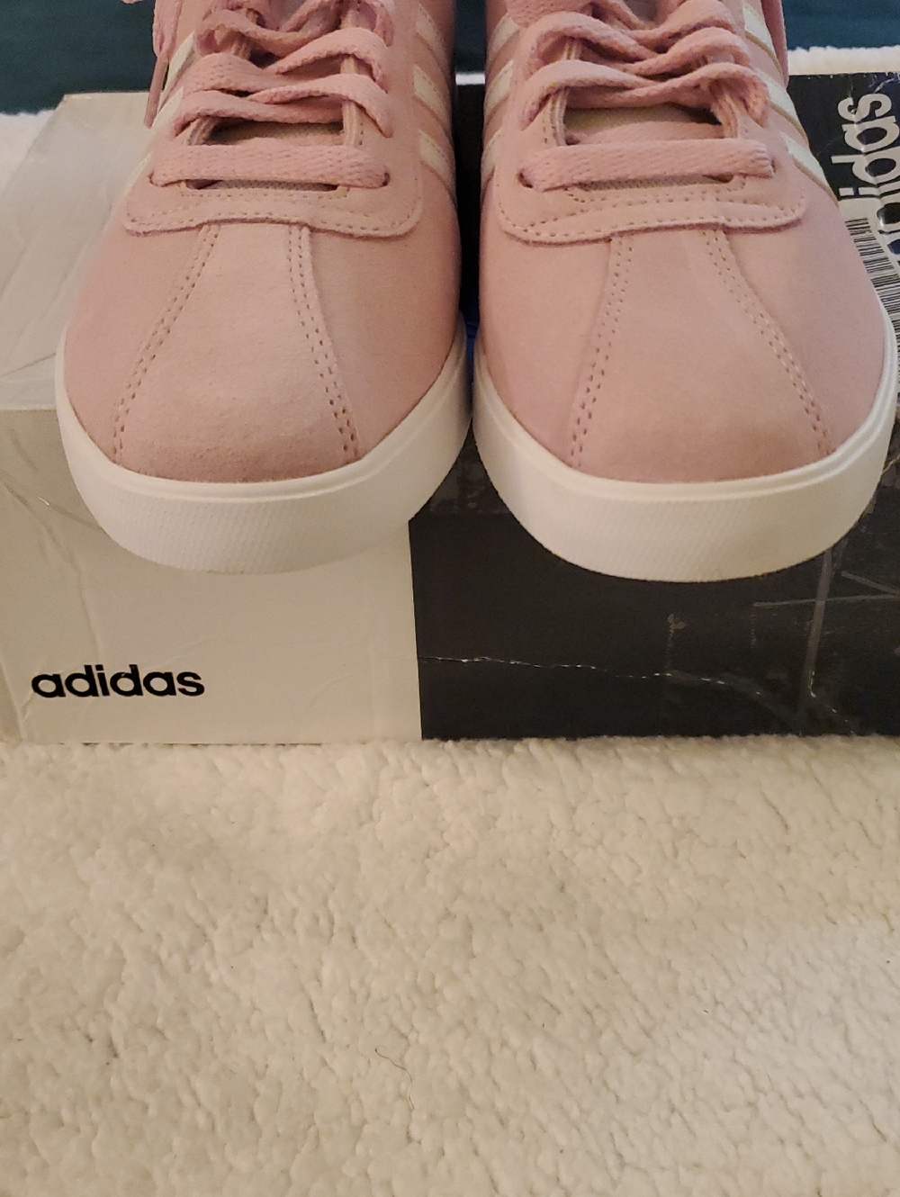 NWB/NWT - Adidas Women's Courtset Sneakers - SZ 9 - in Frost Pink - DB0146 - Picture 8 of 12